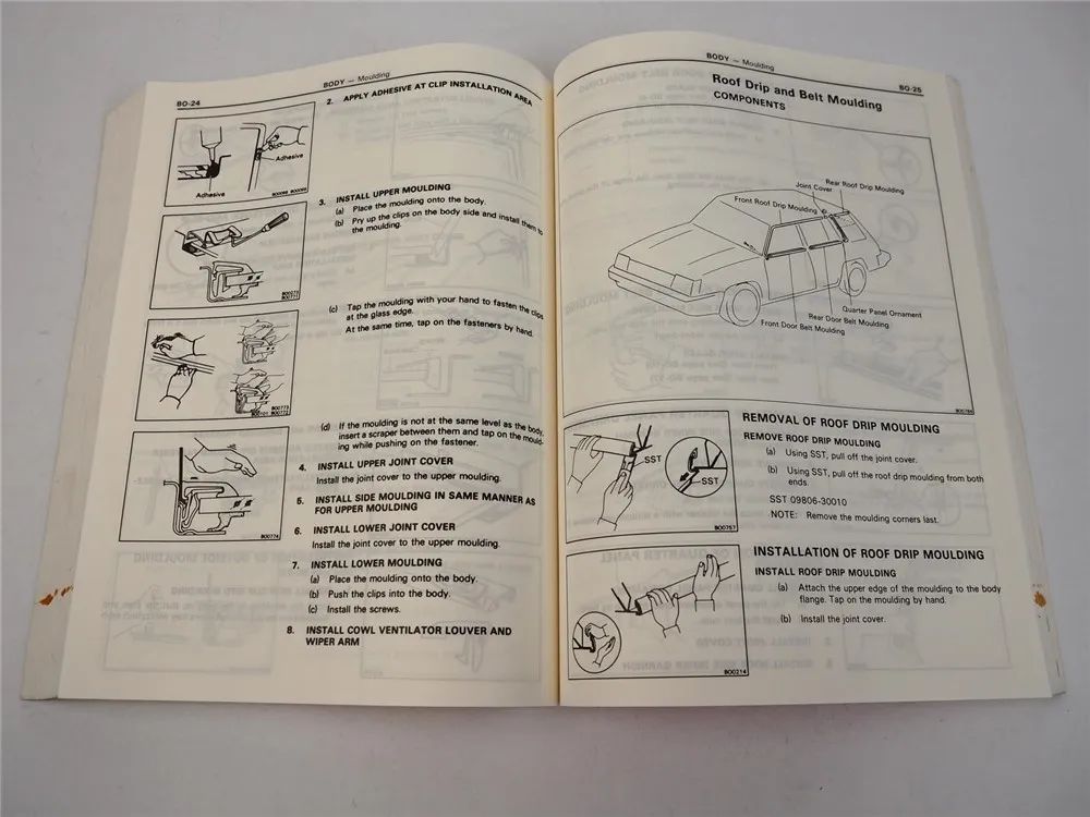 Toyota Tercel Wagon AL 25 1988 Repair Manual Engine Chassis Body Electrical
