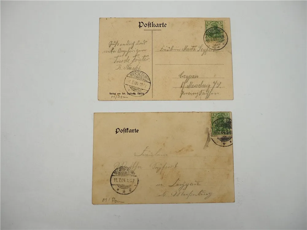 2 Ak Sassnitz Königstuhl Fischerhütte 1905 Panorama 1904 Mecklenburg Vorpommern