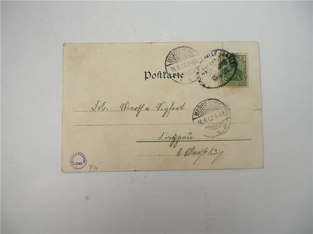 Ak Waltershausen Schloss Tenneberg Markt Kirche Thüringen 1902