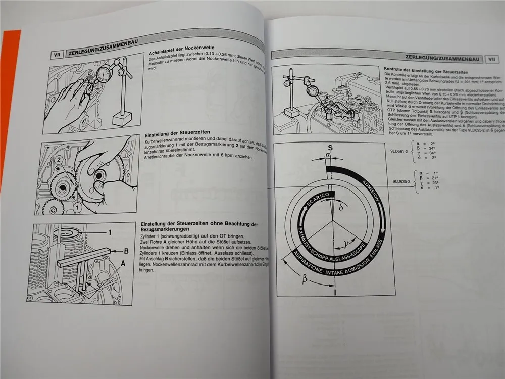 Lombardini 9LD 561-2 561-2/L 625-2 Werkstatthandbuch Reparaturanleitung