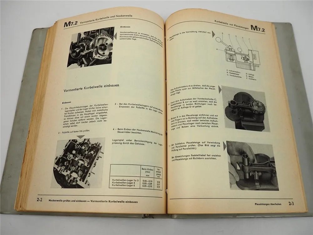 Reparaturleitfaden VW Typ 1 2 3 4 411 Boxer Motor luftgekühlt Kupplung 1969 1970
