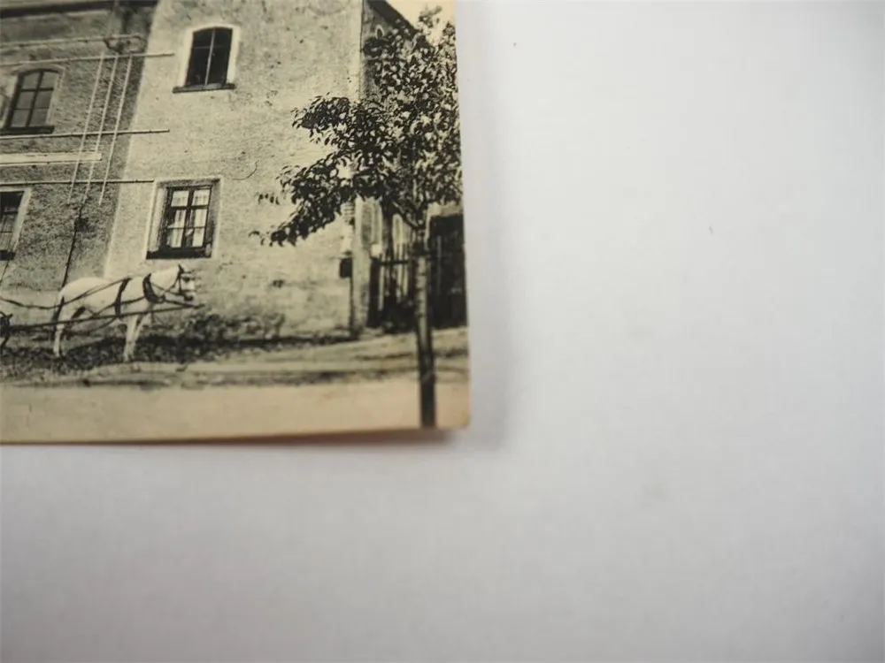 AK Geringswalde in Sachsen Gasthof Dittmannsdorf Buhlig ungekaufen mit Einriss