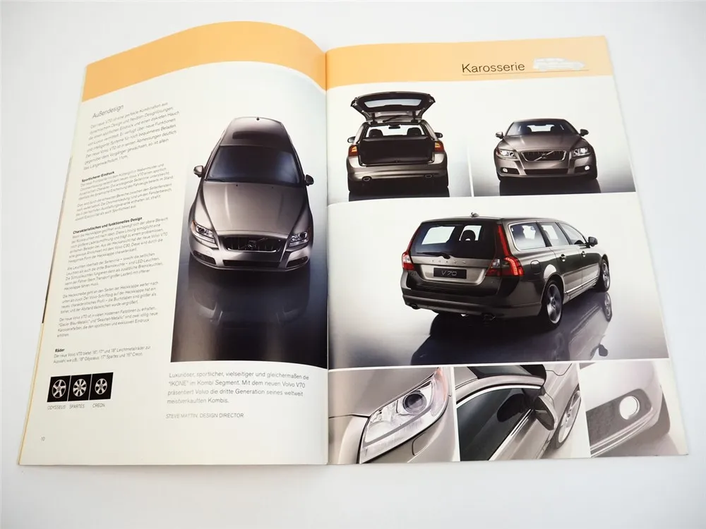 Der neue Volvo V70 Merkmale Vorteile Funktion technische Daten 2007