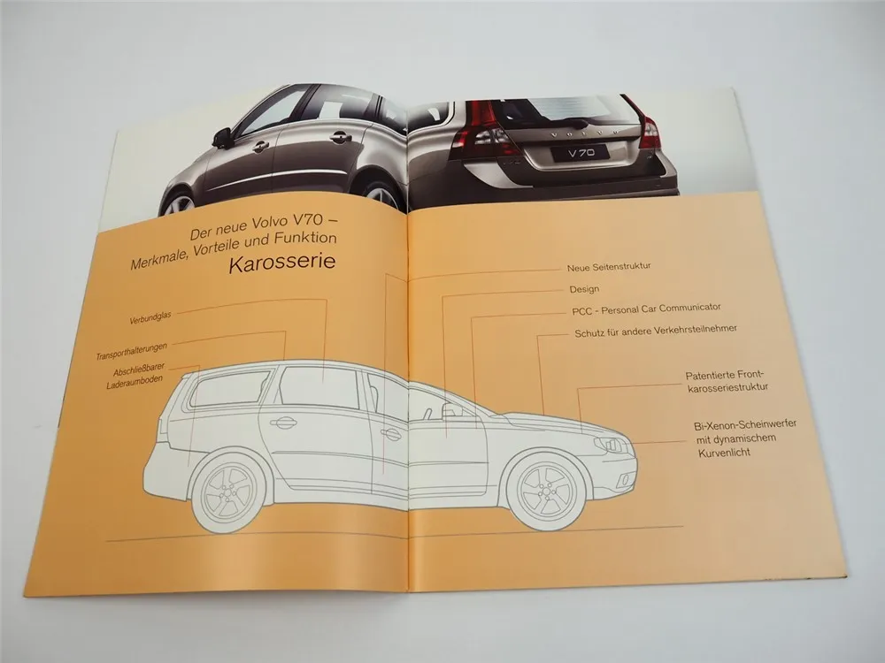 Der neue Volvo V70 Merkmale Vorteile Funktion technische Daten 2007