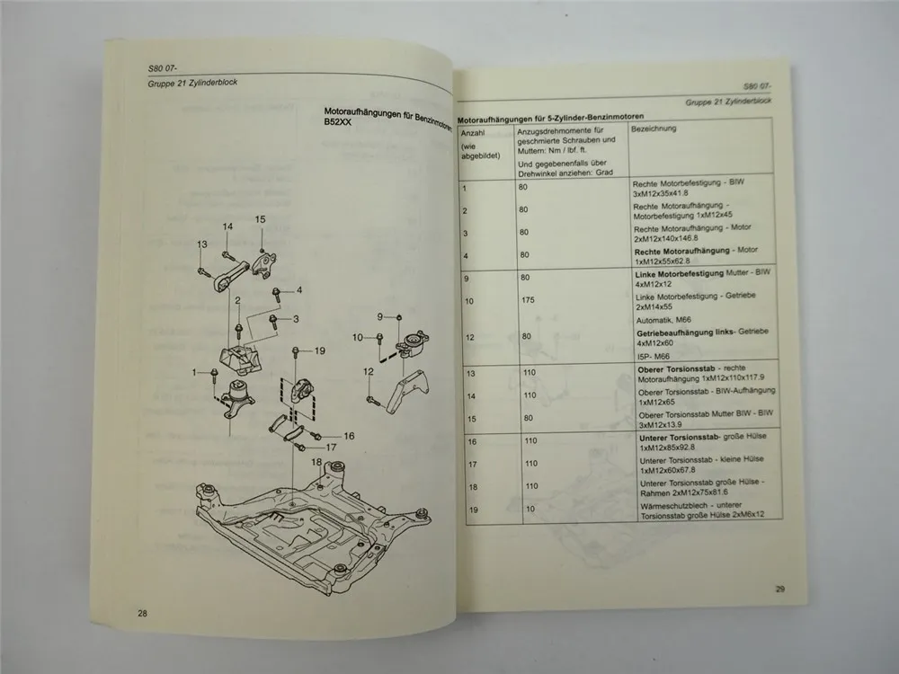Volvo S80 ab 2007 Datentaschenbuch Werkstatthandbuch