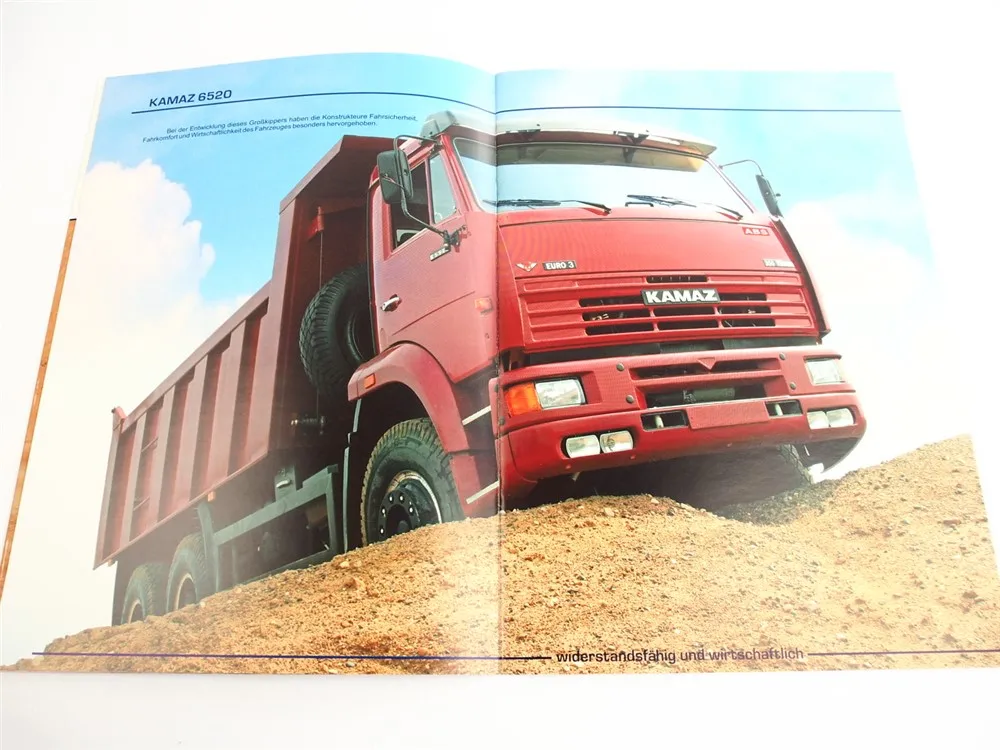Kamaz 6520 LKW Prospekt ca. 2002