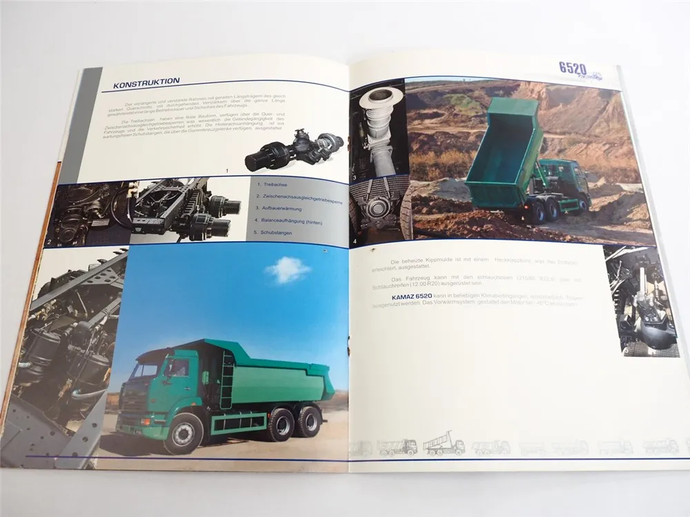 Kamaz 6520 LKW Prospekt ca. 2002