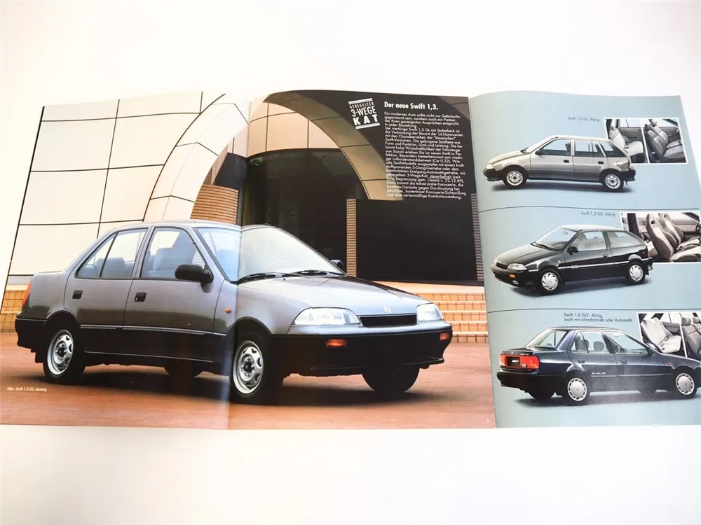 Suzuki Swift 1,0 1,3 1,6 l PKW Prospekt 1990