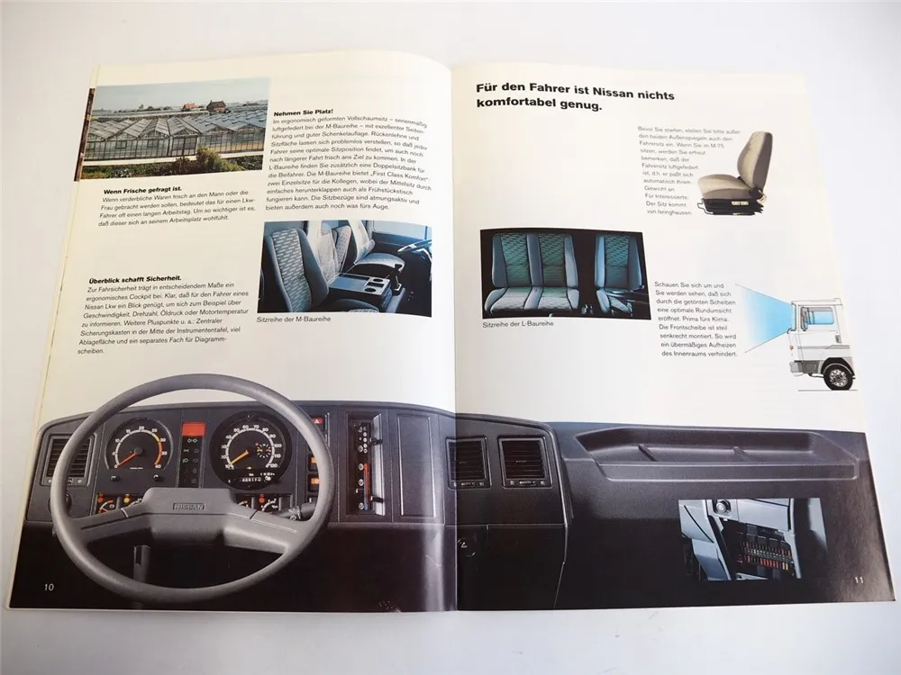 Nissan L60 L75 M75 6,0 7,5t LKW Prospekt 1993