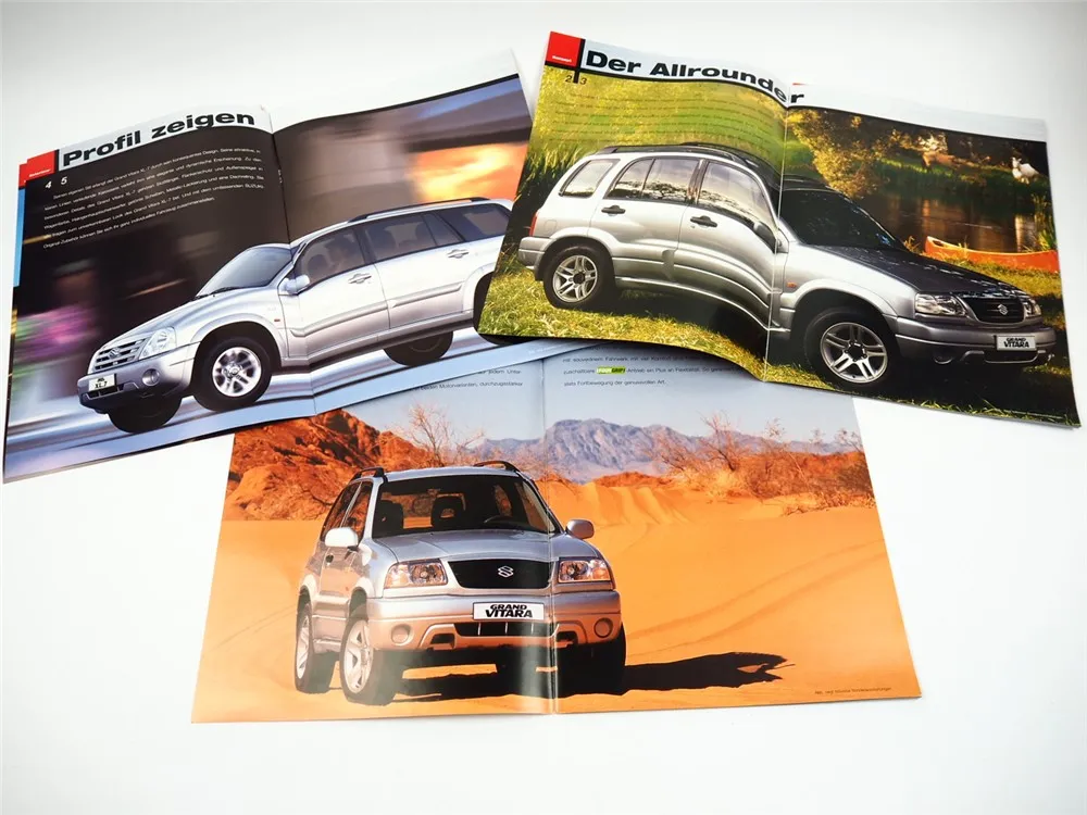 Suzuki Grand Vitara 3x Prospekt Preisliste 2003