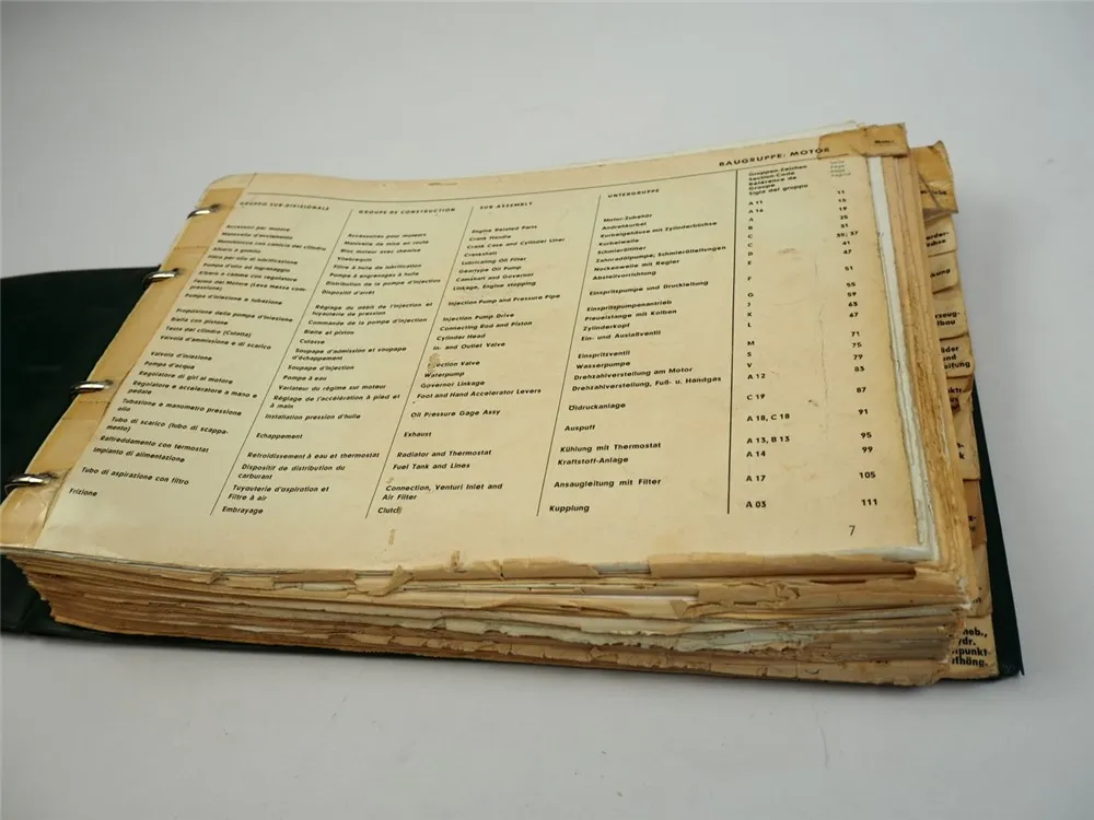 Fendt F15 F15G F15G6 F15GH F15H6 Schlepper 15 PS Ersatzteilkatalog ab 1965