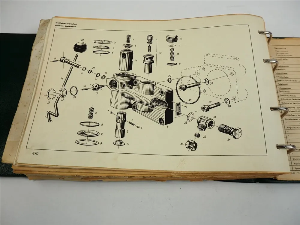 Fendt F15 F15G F15G6 F15GH F15H6 Schlepper 15 PS Ersatzteilkatalog ab 1965