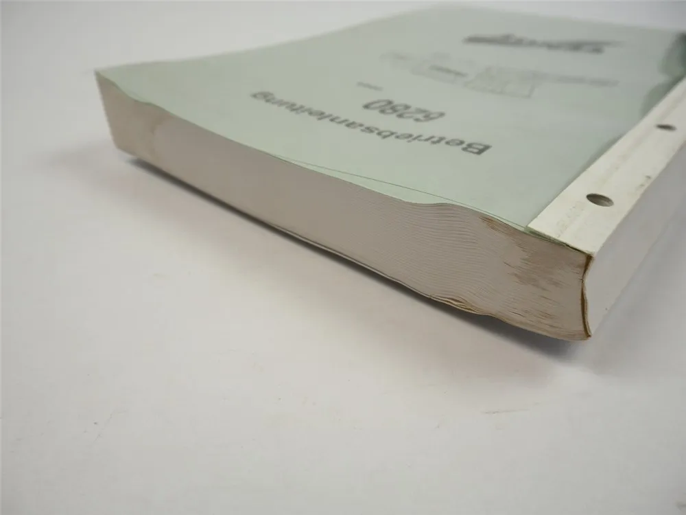 Fendt 6280C Mähdrescher Betriebsanleitung Bedienung Wartung 2004