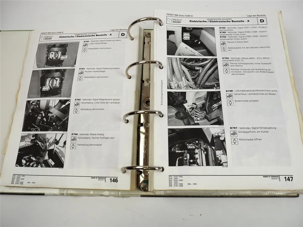 Fendt 919 922 925 928 931 934 Vario Einführungskurs Werkstatthandbuch 2007