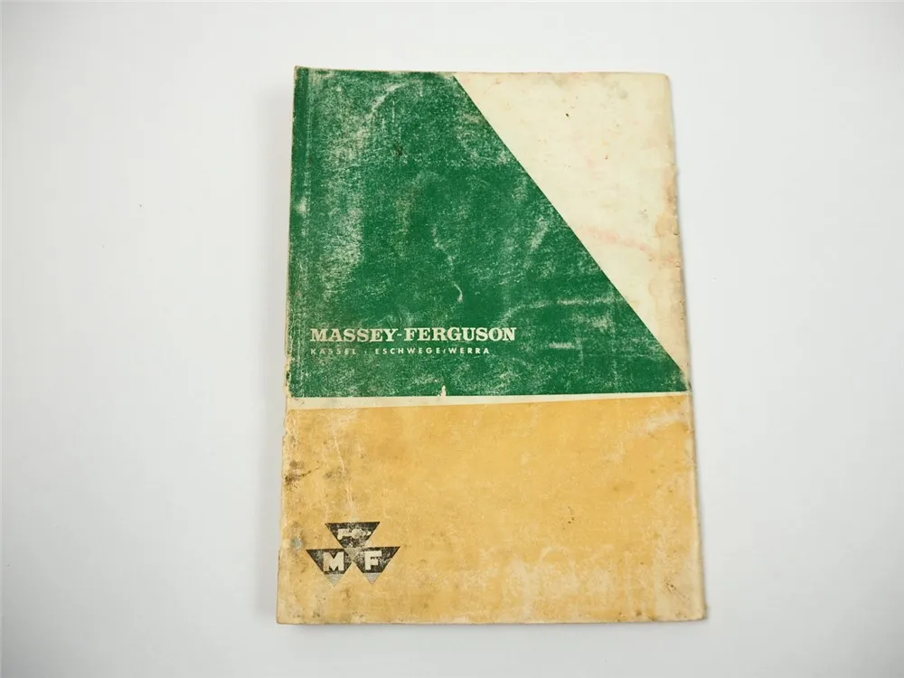 Massey Ferguson FE35 Betriebsanleitung Bedienung Pflege 1960