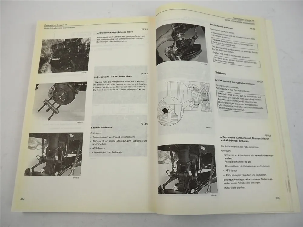 Volvo S40 V40 Automatikgetriebe AW 50-42 Werkstatthandbuch 9. 1996