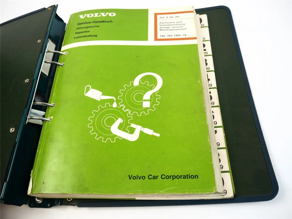 Werkstatthandbuch Volvo 740 + 760 ab 1982 Karosserie Inneneinrichtung Reparatur