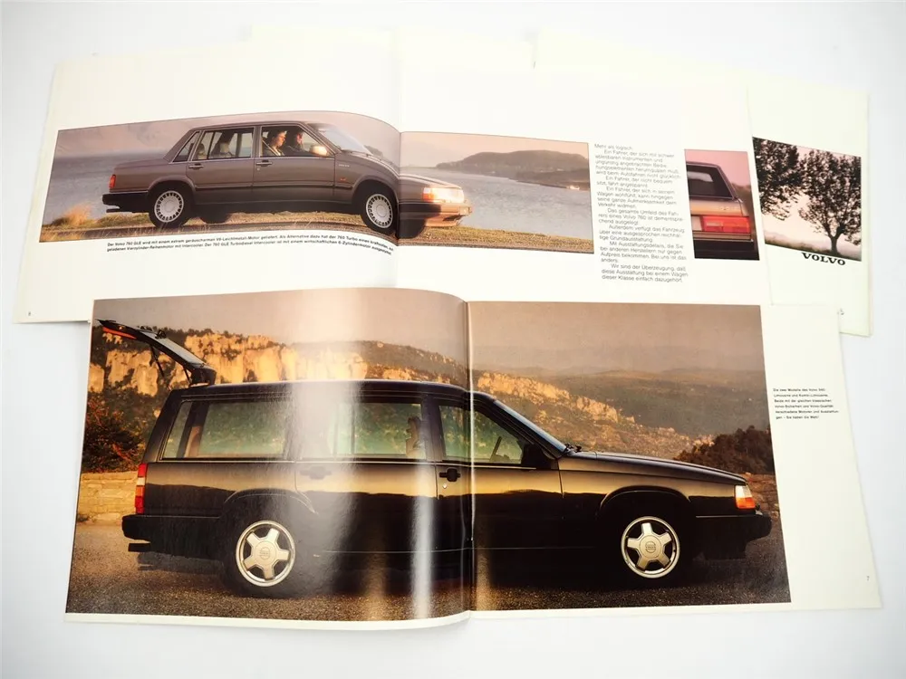 Volvo 340 440 460 480 760 850 940 PKW 8x Prospekt 1989/92