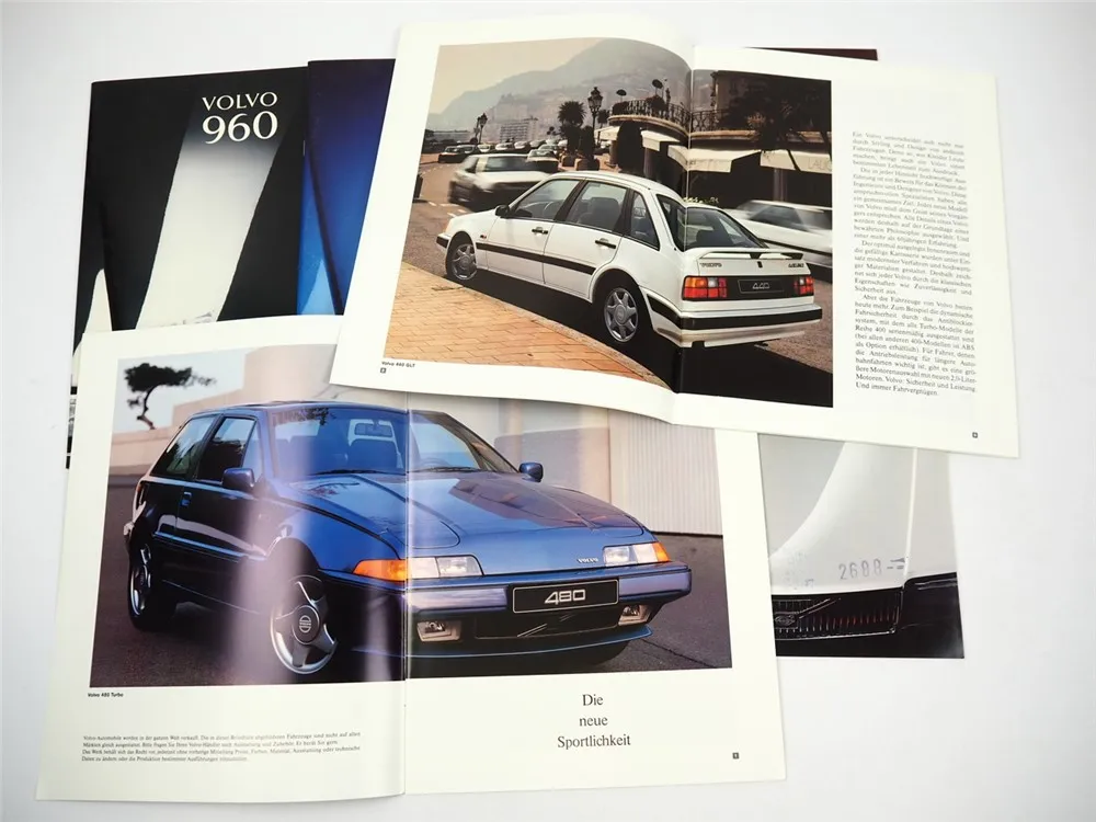 Volvo 240 440 460 480 850 940 960 PKW 7x Prospekt 1993