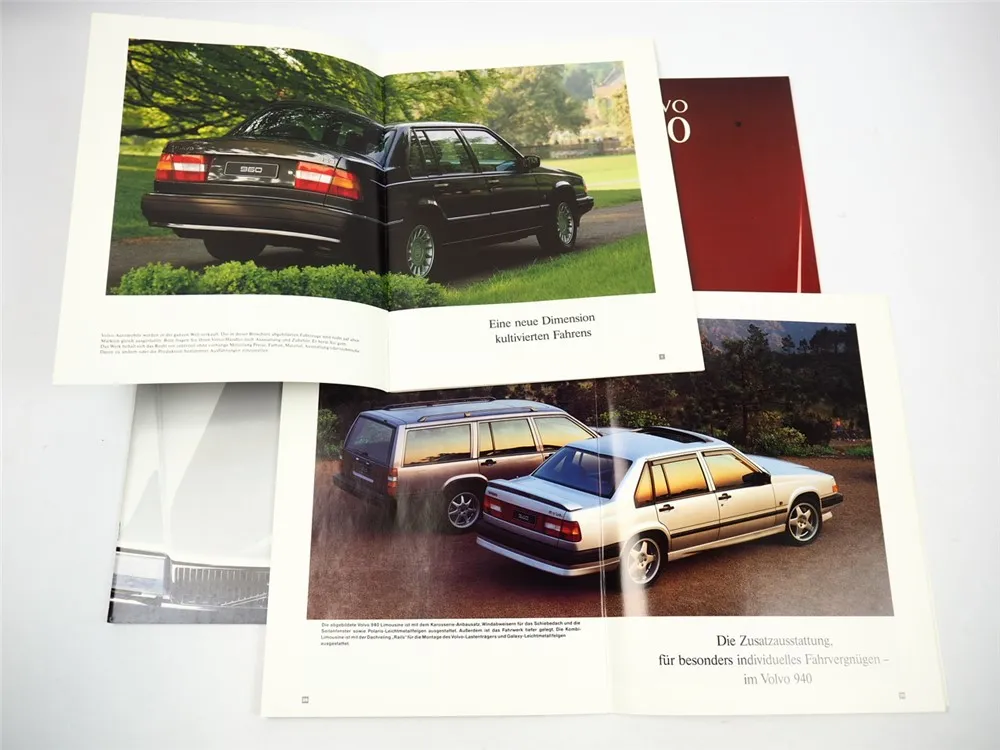 Volvo 240 440 460 480 850 940 960 PKW 7x Prospekt 1993