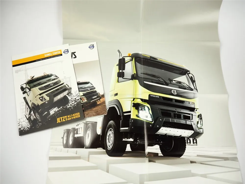 Volvo FMX Truck LKW Prospekt Poster Testbericht 2013/14