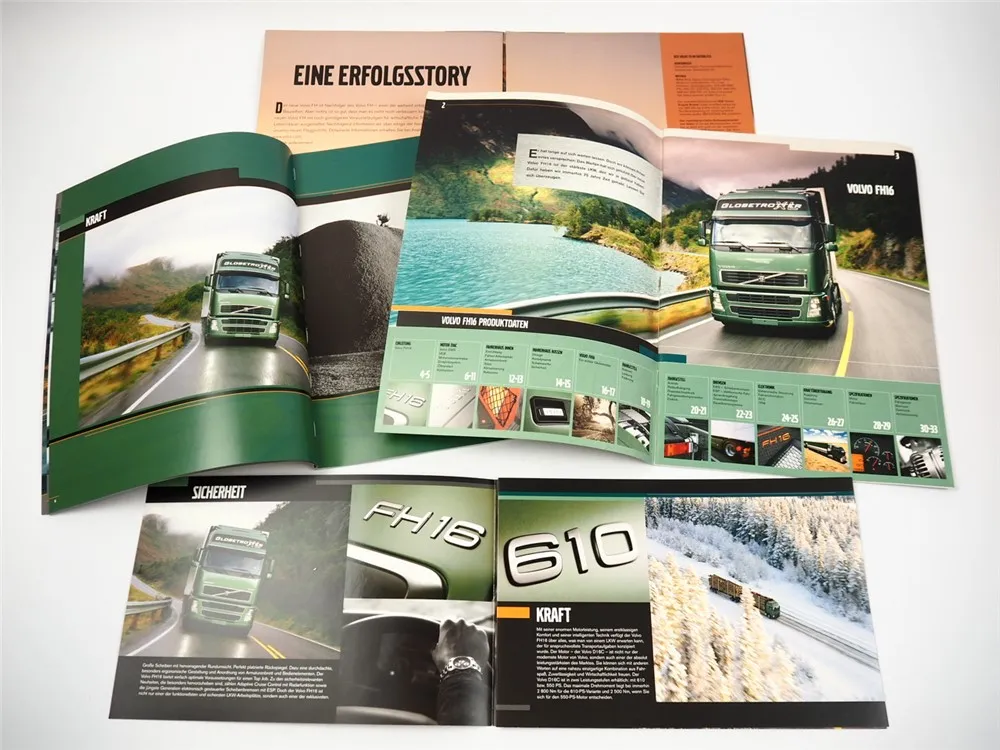 Volvo FH FH16 Truck LKW 4x Prospekt Produktdaten 2001/05