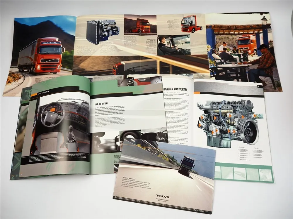 Volvo FH FH16 Truck LKW 4x Prospekt Produktdaten 2001/05