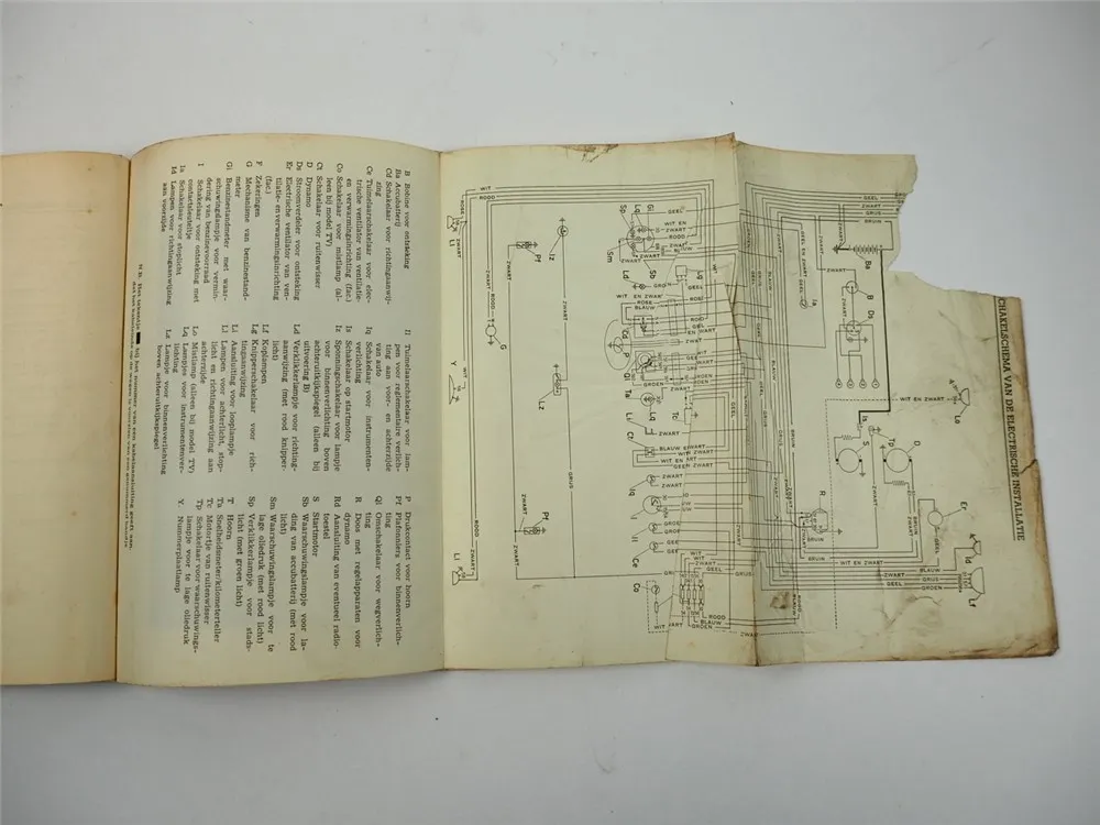 Fiat 1100 Type 103 Handleiding 1956