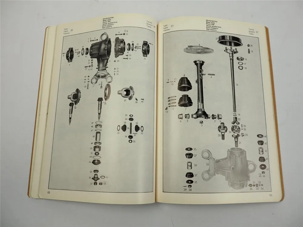 Mercedes Benz 170 DS Bm191 Ersatzteilliste Bildkatalog 1952