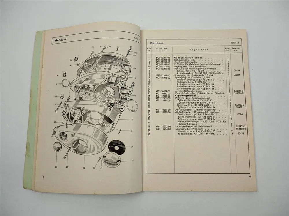 DKW RT 200 Motorrad Ersatzteilliste Ersatzteilkatalog Nr. 78