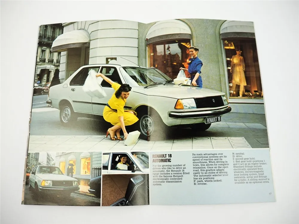 Renault 18 TL GLT TS GTS Prospekt Brochure
