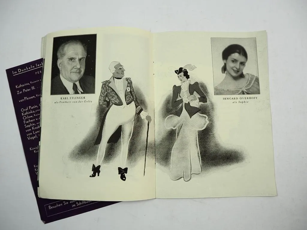 Admiralspalast Berlin Kaiserin Katharina Operette Programm 1930er Dir. Hochtritt