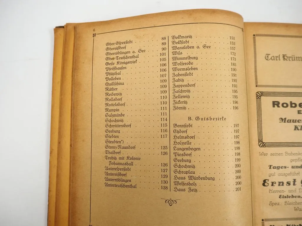 Adressbuch Einwohner Verzeichnis Mansfelder Seekreis 1927