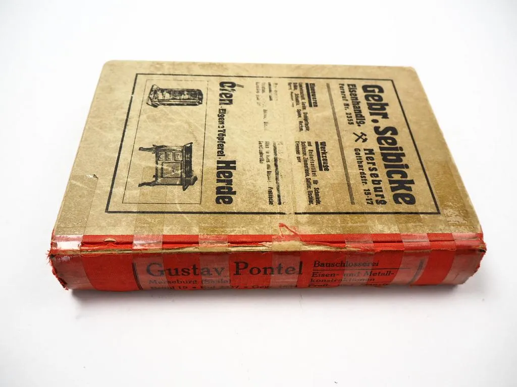 Adressbuch Einwohnerbuch Verzeichnis Stadt und Landkreis Merseburg 1936