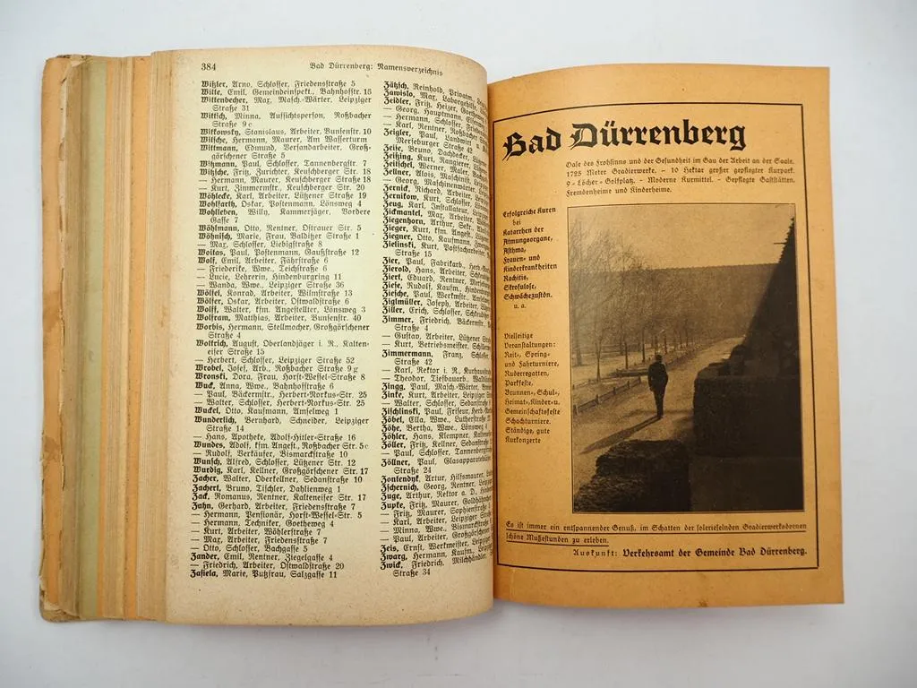 Adressbuch Einwohnerbuch Verzeichnis Stadt und Landkreis Merseburg 1940