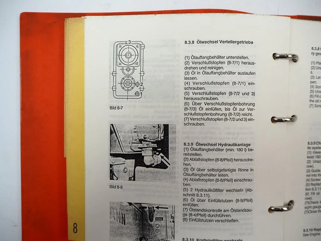 Ahlmann AS15 AS18 Schwenklader Betriebsanleitung Bedienung Wartung 1992