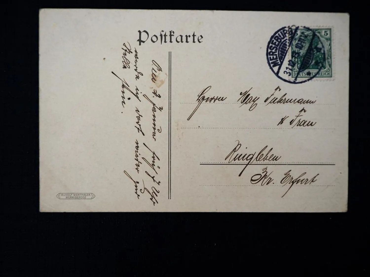 AK Geusa Merseburg Schloss Gasthaus Wachhäuschen 1913 gelaufen