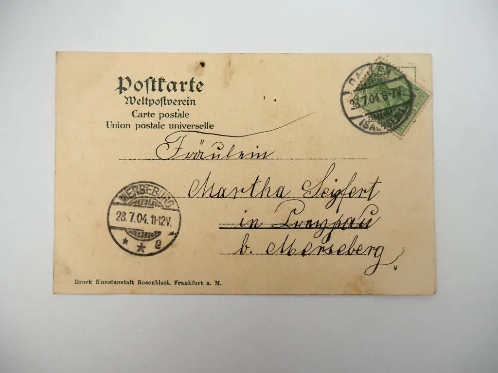 Ak Gruss aus Dahlen 1904 Sachsen