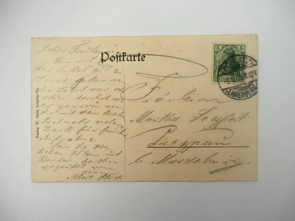 Ak Gruss aus Rückmarsdorf Gasthof Zum Sandberg O Creutzmann 1909 Leipzig Sachsen