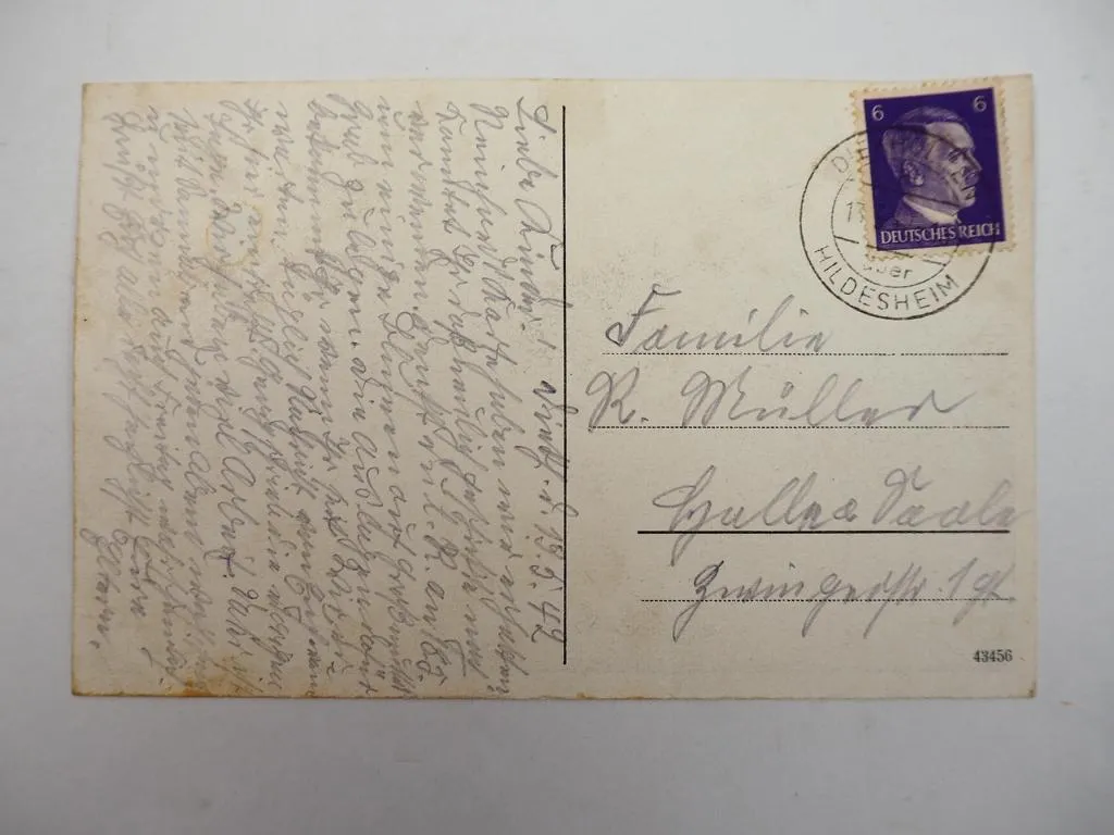 AK Hildesheim Diekholzen Straße nach Alfeld 1942 Niedersachsen