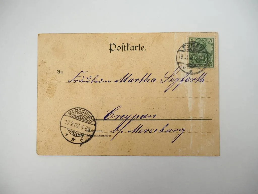 Ak Lith Gruss aus Groitzsch Schule Rathaus 1902 Leipzig Sachsen