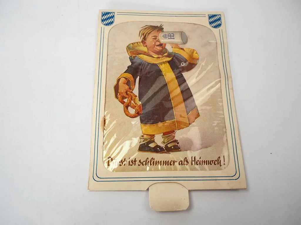 AK Oktoberfest München 1958 Hofbräu Bierwerbung