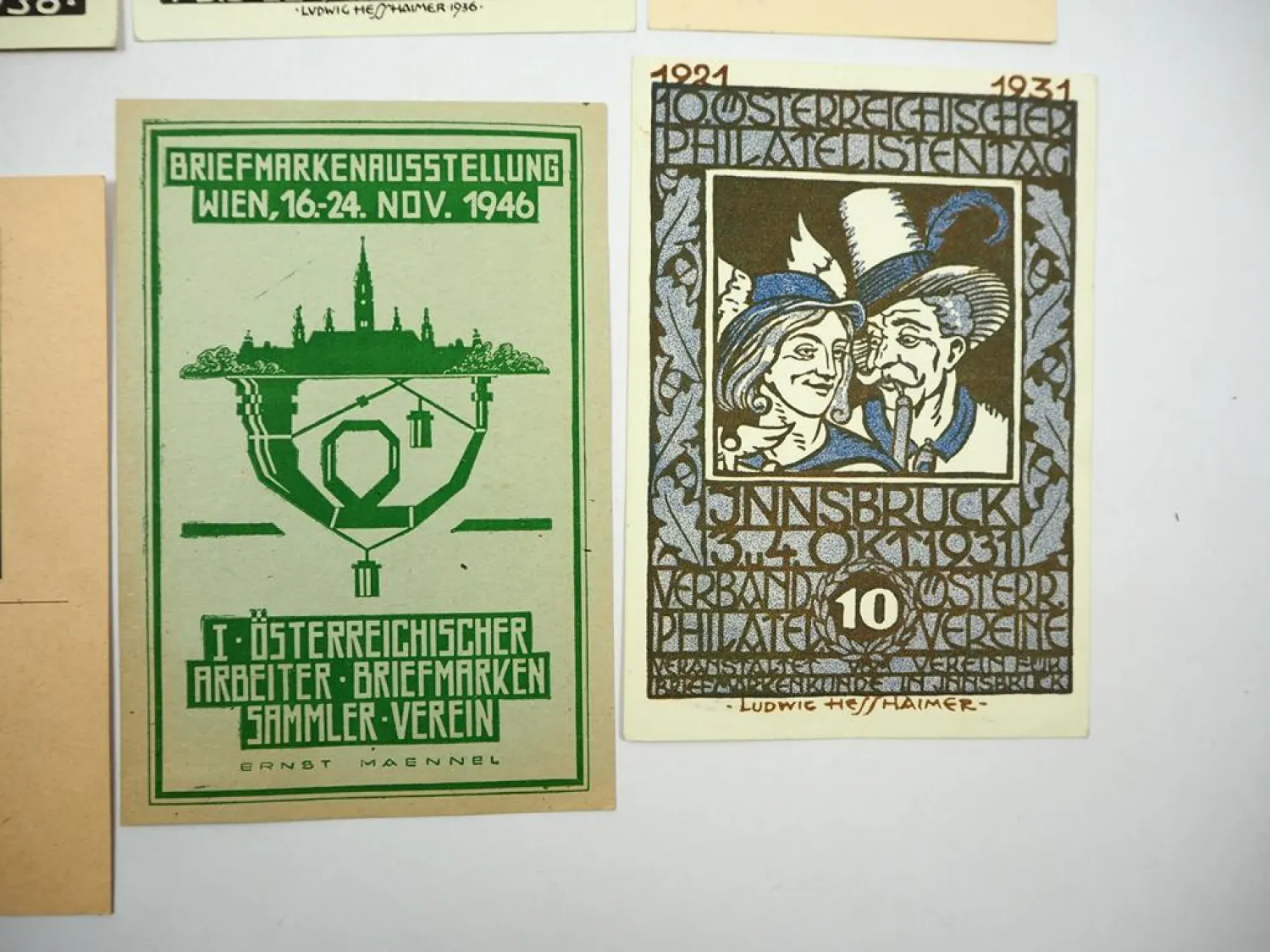 AK Postkarten 11x Österreich 1911 bis 1946