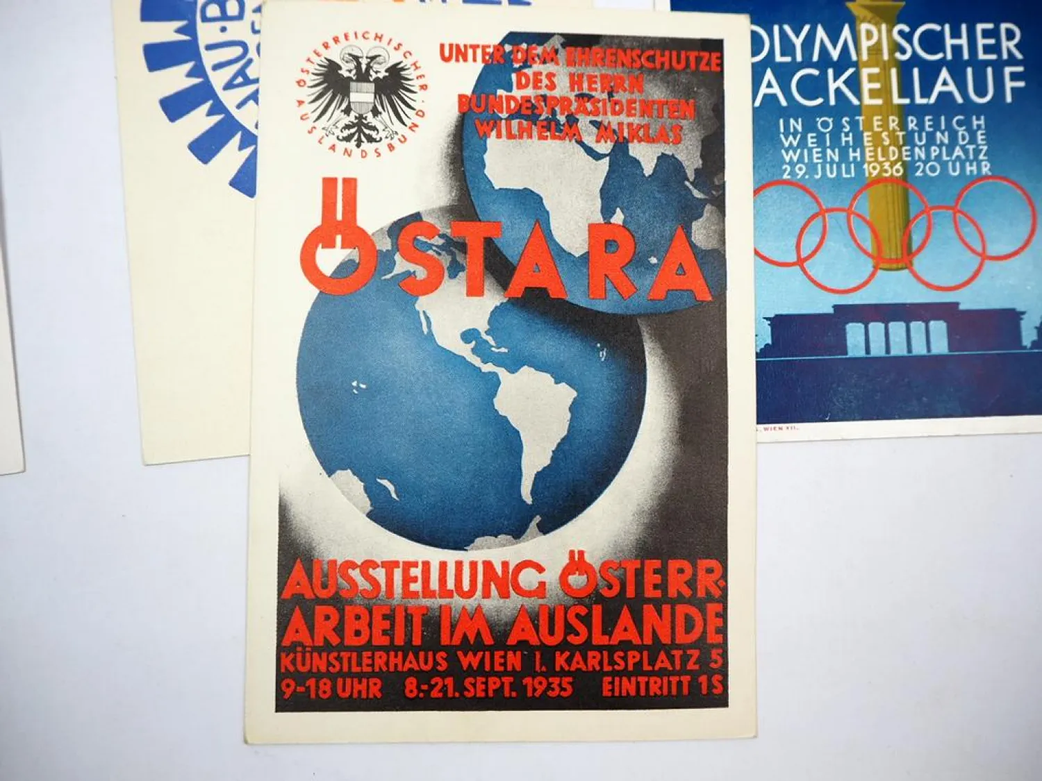 AK Postkarten 7x Österreich 1935 bis 1953