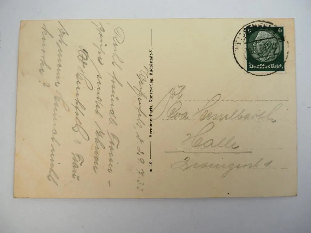 AK Weißenfels Saale Alter Winkel in der Georgenbergstrasse 1933