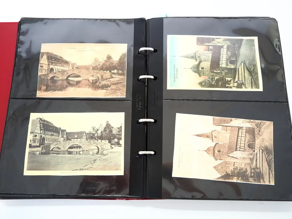 Album mit Belegen Nordheim Deutschland Briefe Vorphilatelie Stempel 1811 - 2012