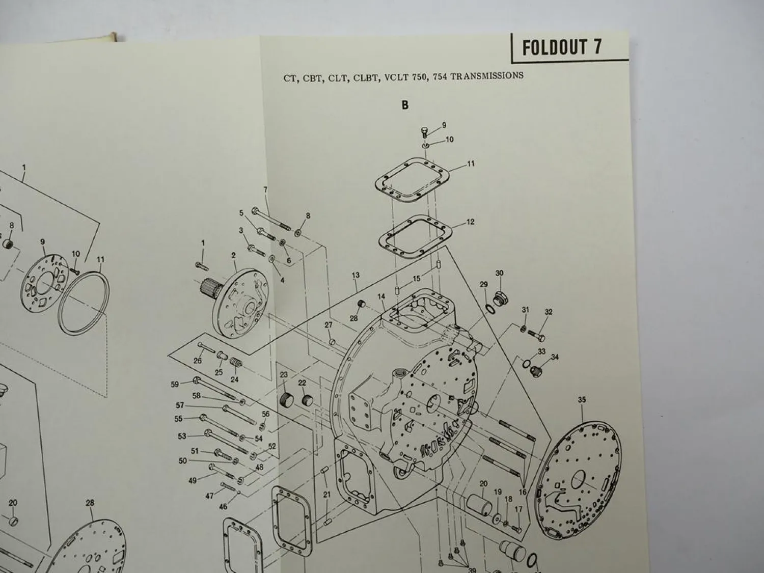 Allison CT CBT CLT CLBT VCLT 750 754 Automatic Transmission Service Manual 1985