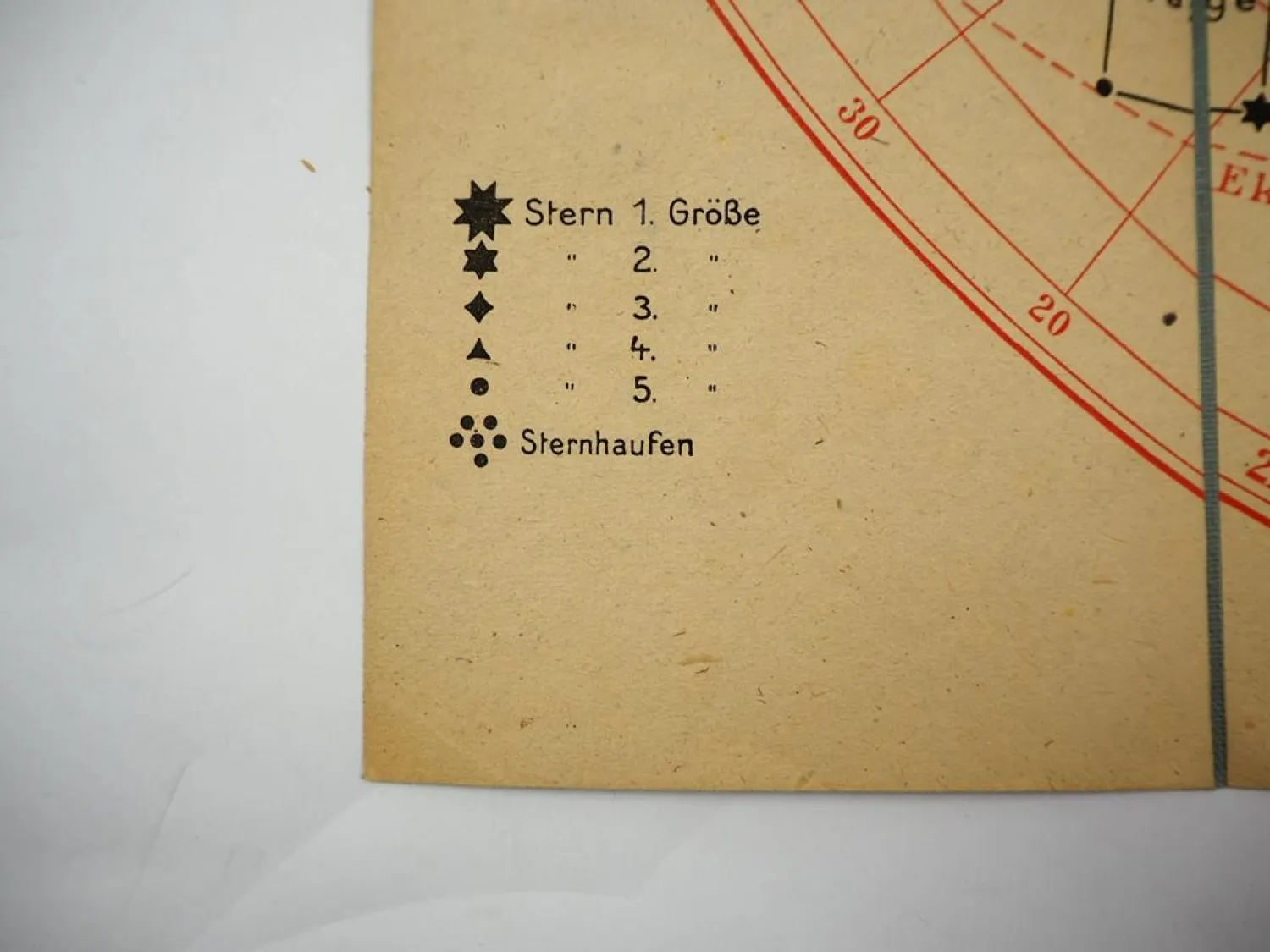 Alte Sternenkarte Der nördliche Sternenhimmel entworfen von Wilhelm Weber