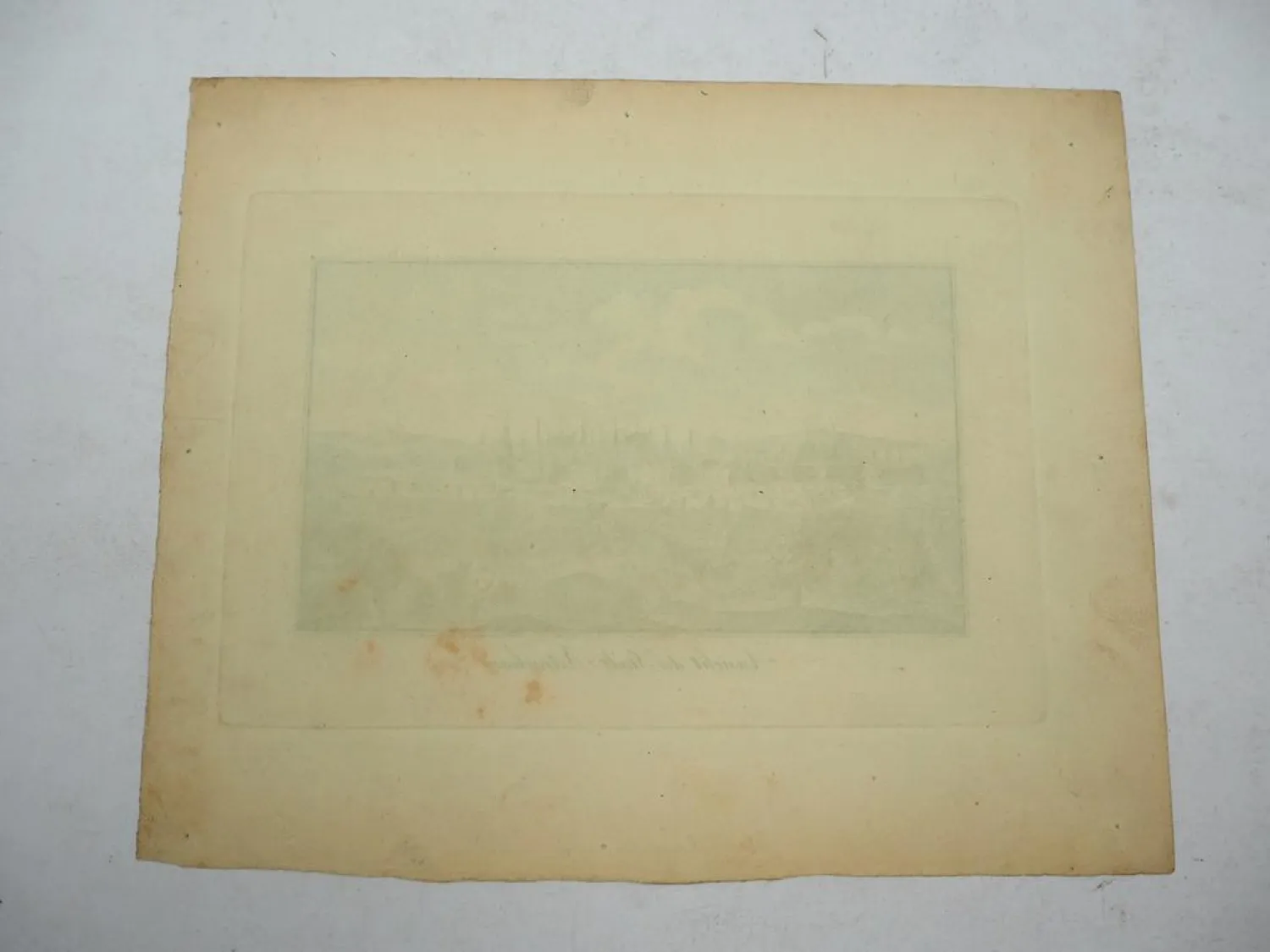 Alter Stich Astrachan Russland Hafen Wolga ca. 1830 J. Blaschke