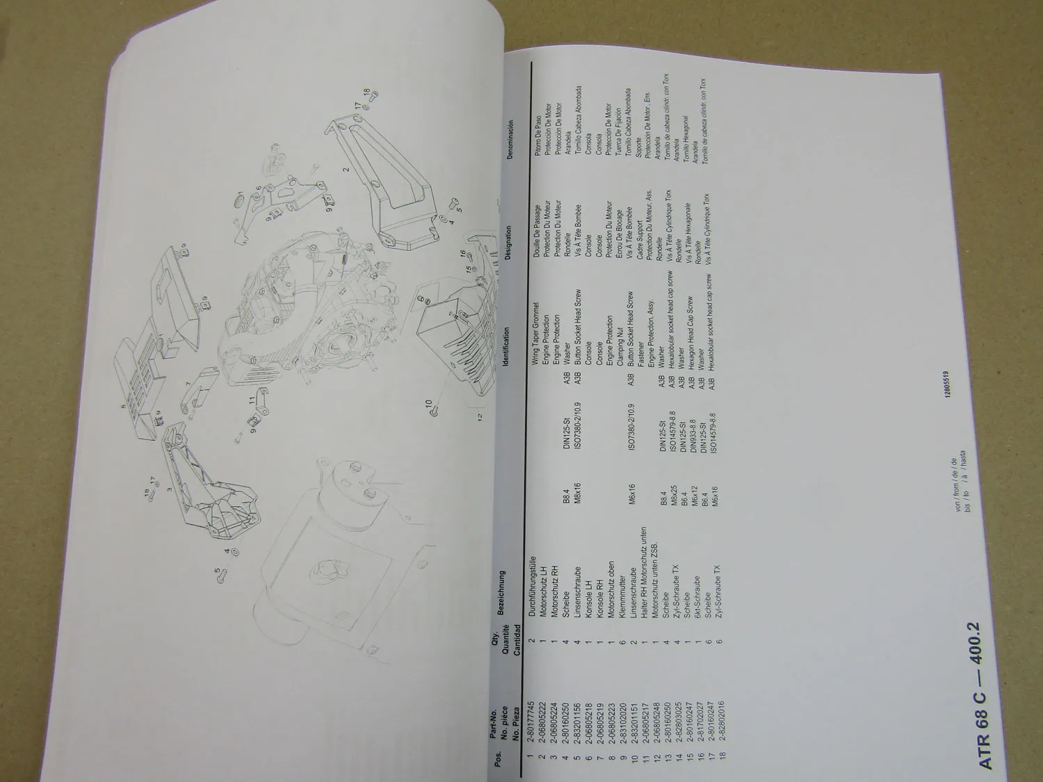 Ammann ATR68 C Rammverdichter mit Honda GX 100RT Ersatzteilliste Parts List